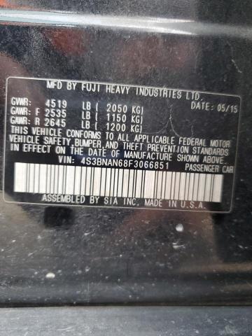 2015 SUBARU LEGACY 4S3BNAN68F3066851
