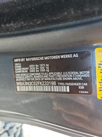 2015 BMW 428 I WBA3N3C52FK233198