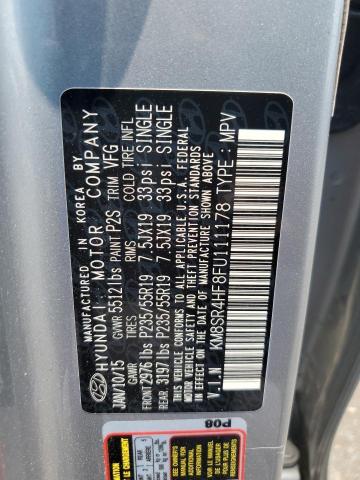 2015 HYUNDAI SANTA FE G KM8SR4HF8FU111178