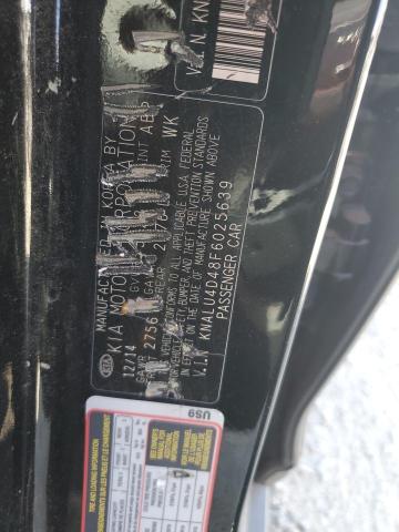2015 KIA K900 KNALU4D48F6025639