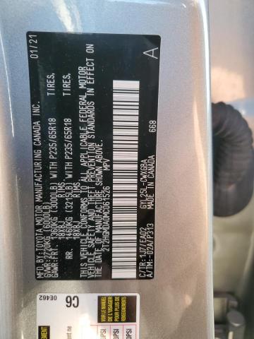 2021 LEXUS RX 450H 2T2HGMDA0MC061526