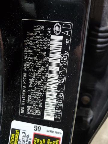 2016 TOYOTA COROLLA L - 2T1BURHE6GC736765