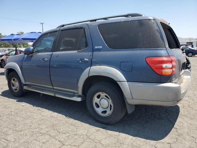 TOYOTA SEQUOIA SR 2003 blue  gas 5TDZT34A33S190476 photo #3