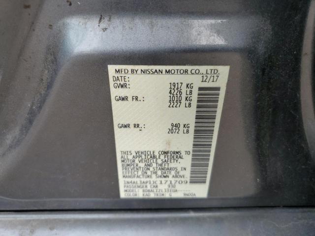 2018 NISSAN ALTIMA 2.5 - 1N4AL3AP1JC171709