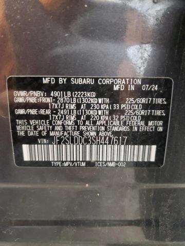 2025 SUBARU FORESTER P JF2SLDDC3SH447617