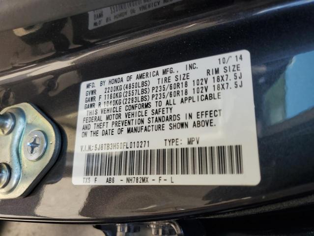 2015 ACURA RDX TECHNO 5J8TB3H50FL010271