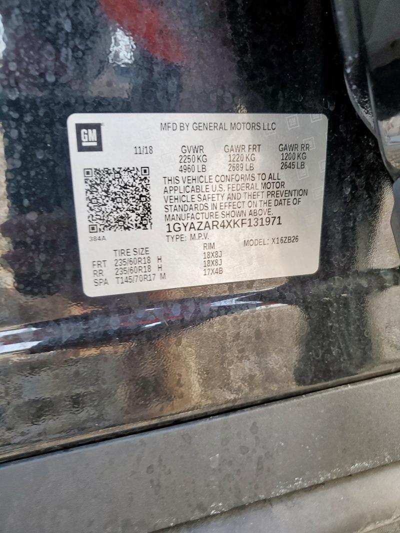 2019 CADILLAC XT4 LUXURY 1GYAZAR4XKF131971