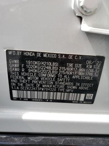 2023 HONDA HR-V EXL 3CZRZ2H73PM704320