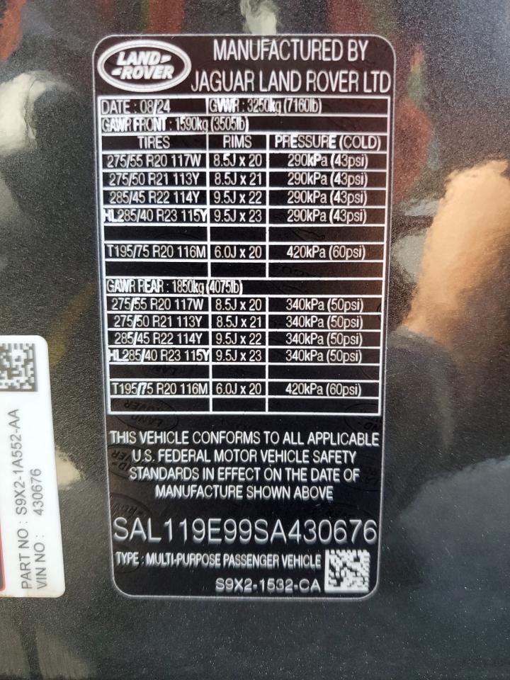 LAND ROVER RANGE ROVER AUTOBIOGRAPHY