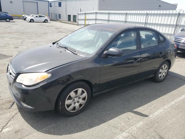 HYUNDAI ELANTRA GL 2008 black  gas KMHDU46D88U308637 photo #1