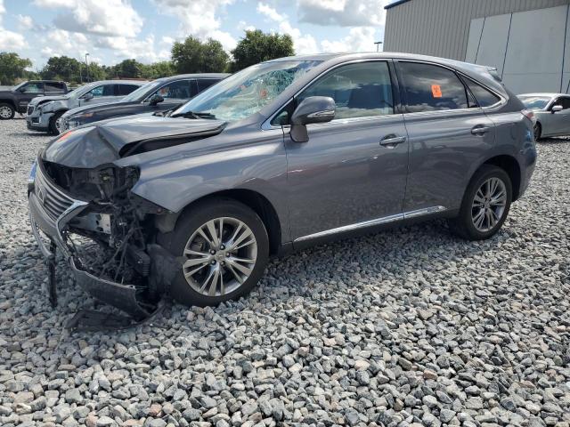 LEXUS RX 400H 2013 gray  hybrid engine JTJZB1BA4D2410952 photo #1