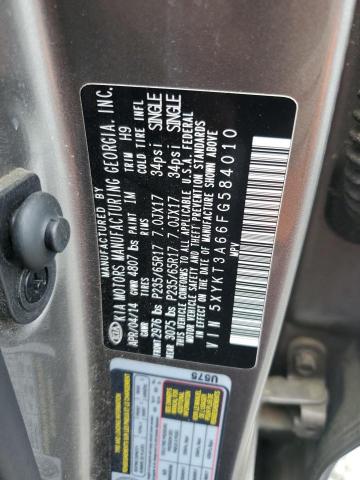 2015 KIA SORENTO LX - 5XYKT3A66FG584010