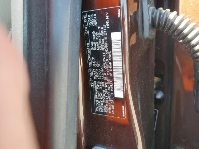 2016 VOLVO XC60 T5 PR YV4612RK4G2856761