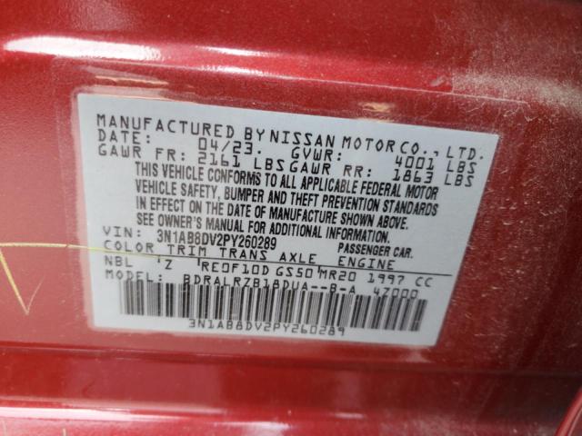 2023 NISSAN SENTRA SR 3N1AB8DV2PY260289