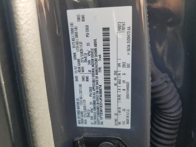 2018 FORD F150 SUPER - 1FTEW1E51JFA58874