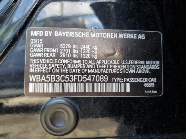 2015 BMW 535 XI WBA5B3C53FD547089