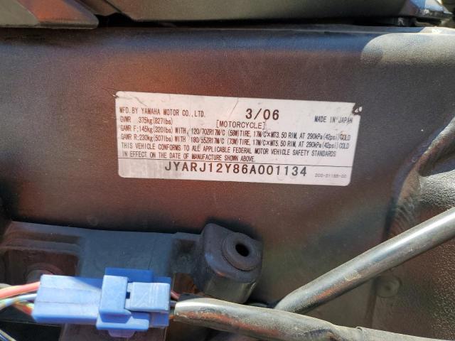 2006 YAMAHA YZFR6 C JYARJ12Y86A001134