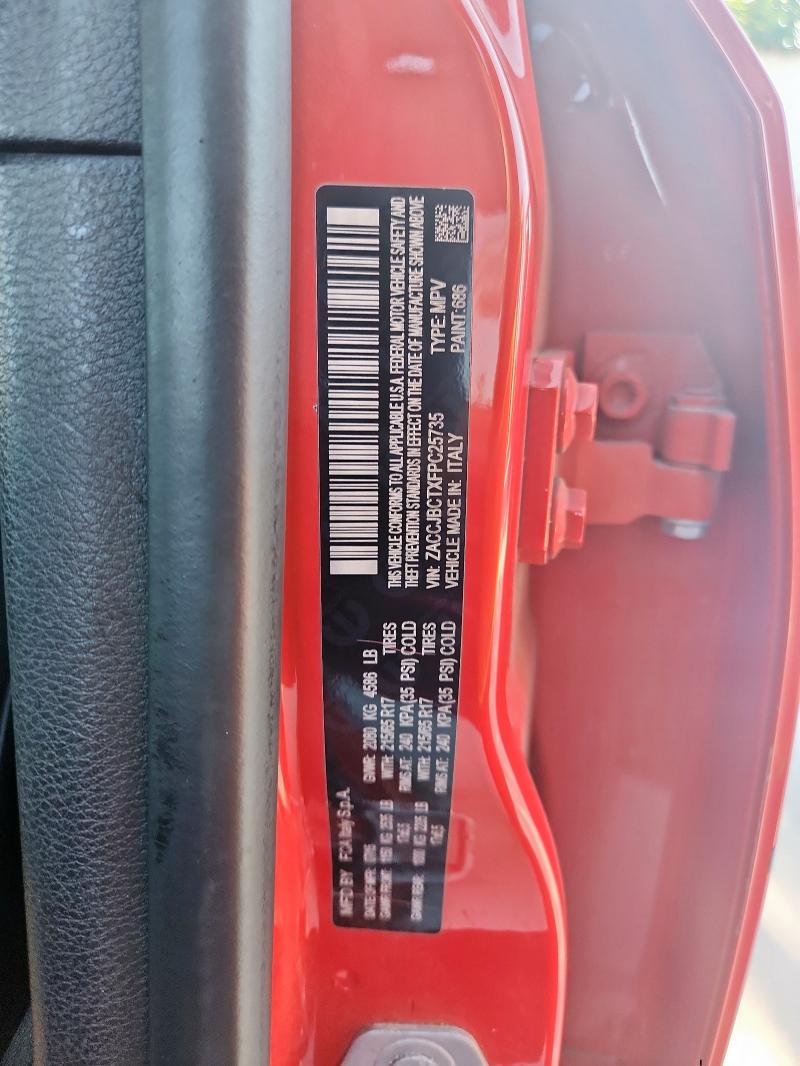 2015 JEEP RENEGADE T ZACCJBCTXFPC25735