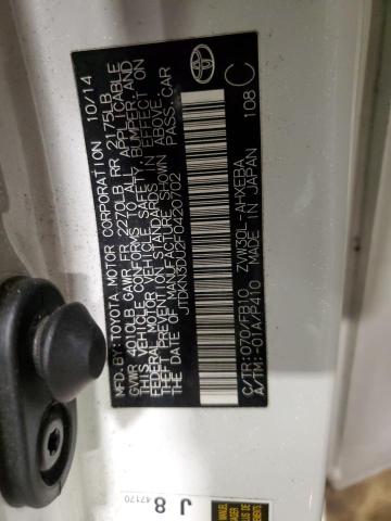 2015 TOYOTA PRIUS - JTDKN3DU2F0420702