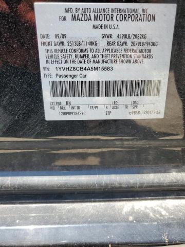 2010 MAZDA 6 S - 1YVHZ8CB4A5M15583