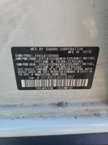 2018 SUBARU CROSSTREK JF2GTABC0JH318787