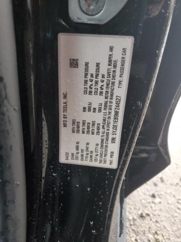 2022 TESLA MODEL 3 - 5YJ3E1EB9NF244527
