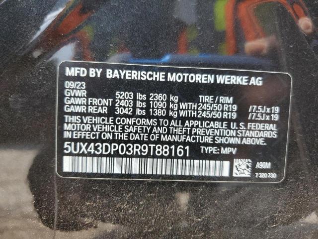 2024 BMW X3 SDRIVE3 5UX43DP03R9T88161