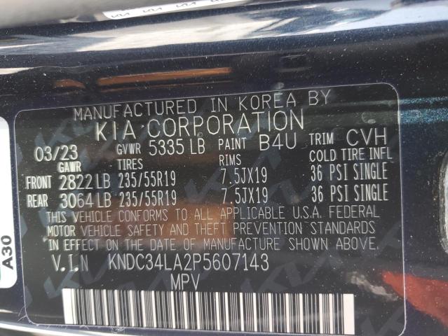 2023 KIA EV6 LIGHT - KNDC34LA2P5607143
