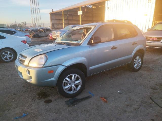 HYUNDAI TUCSON GLS 2009 blue  gas KM8JM12B79U008854 photo #1