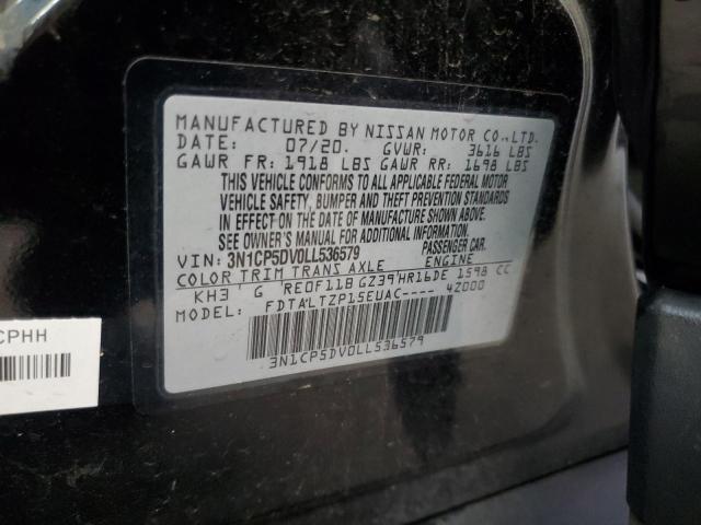 2020 NISSAN KICKS SR 3N1CP5DV0LL536579