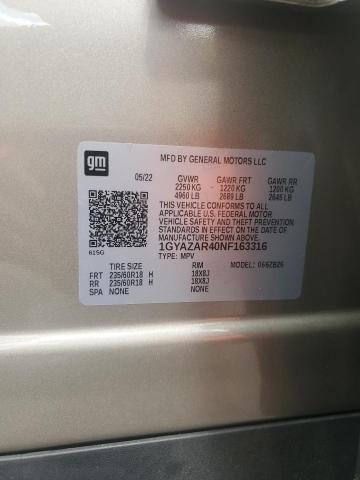 2022 CADILLAC XT4 LUXURY - 1GYAZAR40NF163316