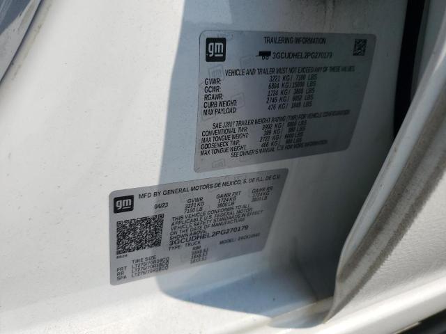 2023 CHEVROLET SILVERADO 3GCUDHEL2PG270179
