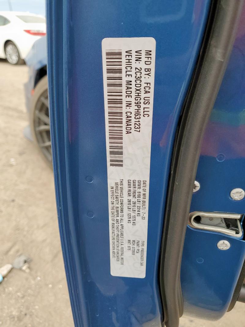 2023 DODGE CHARGER GT 2C3CDXHG9PH631237