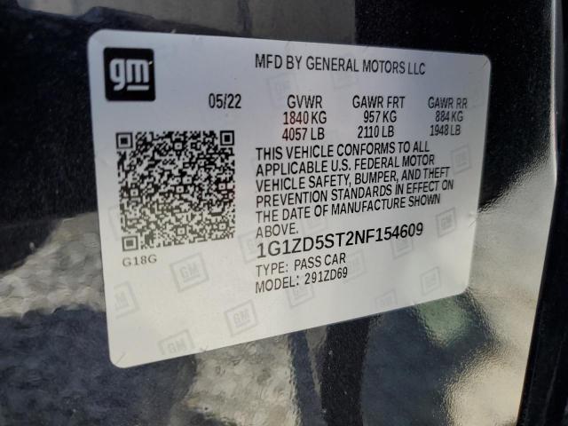 2022 CHEVROLET MALIBU LT - 1G1ZD5ST2NF154609