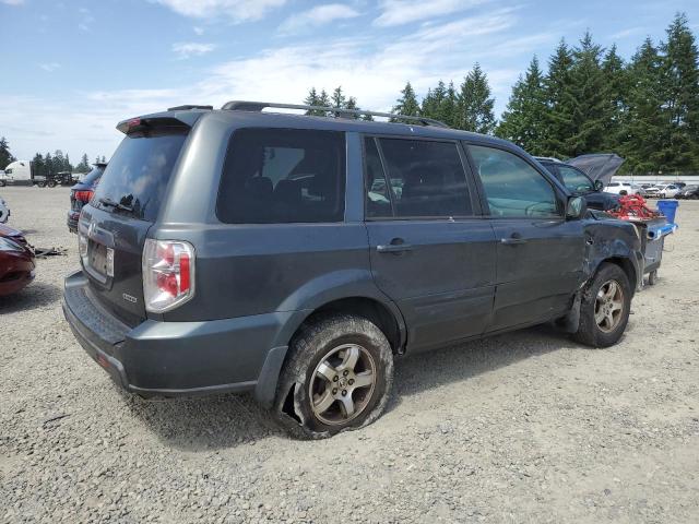 HONDA PILOT EX 2006 gray  gas 2HKYF18516H543229 photo #4