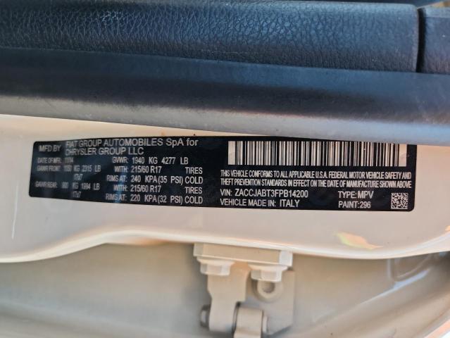 2015 JEEP RENEGADE L - ZACCJABT3FPB14200