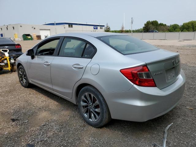 HONDA CIVIC LX 2012 silver sedan 4d gas 2HGFB2F40CH101194 photo #3