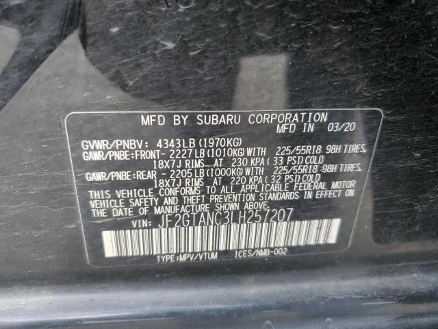 2020 SUBARU CROSSTREK - JF2GTANC3LH257207