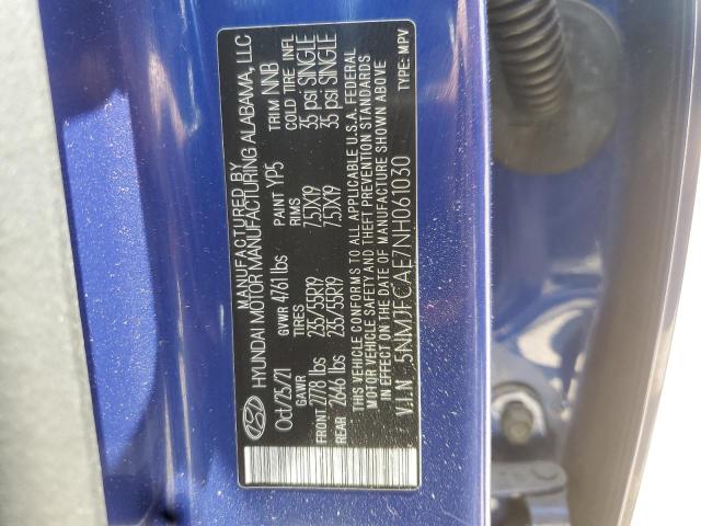 2022 HYUNDAI TUCSON SEL - 5NMJFCAE7NH061030