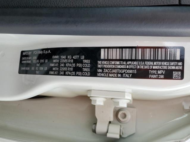 2016 JEEP RENEGADE L - ZACCJABT0GPD69615