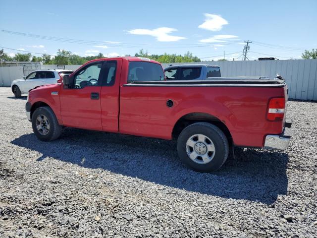 FORD F150 2005 red pickup gas 1FTRF12255KC49318 photo #3