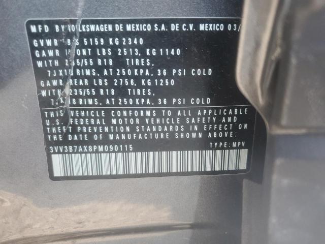 2023 VOLKSWAGEN TIGUAN SE 3VV3B7AX8PM090115