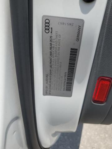 2018 AUDI A5 PRESTIG WAUCNCF56JA130974