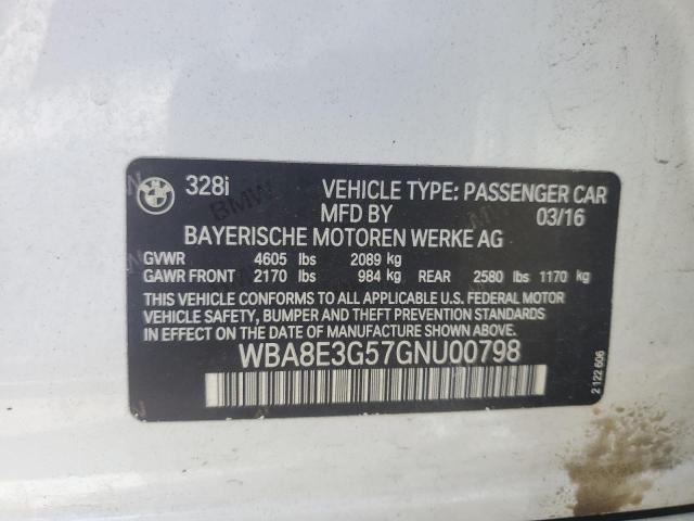 2016 BMW 328 XI SUL - WBA8E3G57GNU00798