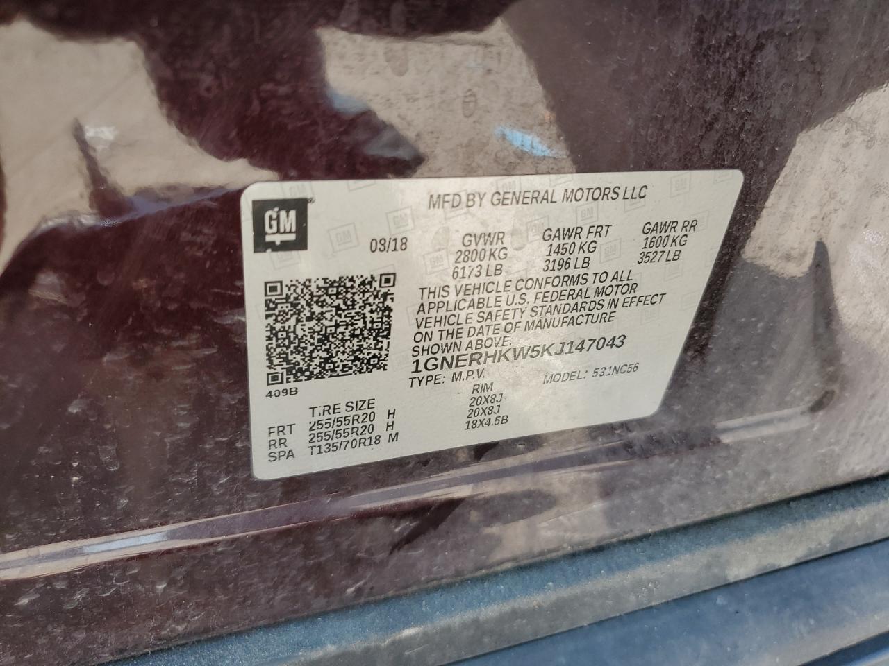 CHEVROLET TRAVERSE LT