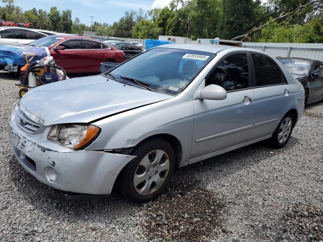 KIA SPECTRA LX 2006 silver sedan 4d gas KNAFE122465288016 photo #1