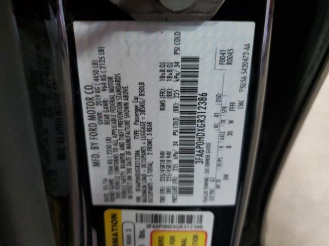 2016 FORD FUSION SE - 3FA6P0HDXGR312386