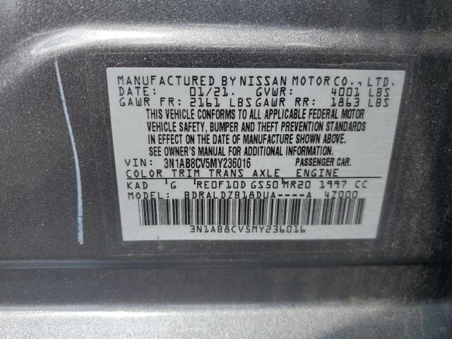 2021 NISSAN SENTRA SV - 3N1AB8CV5MY236016