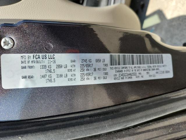 2017 DODGE GRAND CARA 2C4RDGCGXHR625522