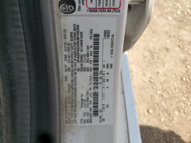 2019 FORD FIESTA ST 3FADP4GX9KM158298